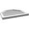 Ekena Millwork Octagonal Top Surface Mount PVC Gable Vent w/ 2"W x 2"P Brickmould Sill Frame, 26"W x 22"H GVPOT26X2203SN - alternate 4